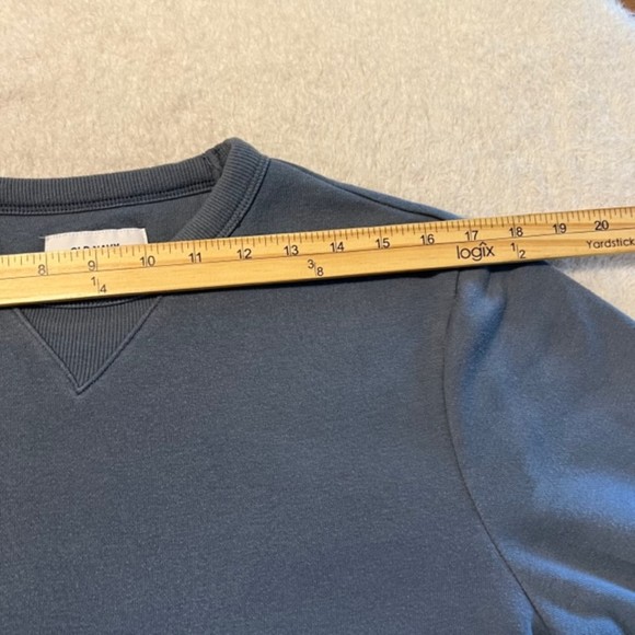 Old Navy Mens Gray Fleece Cotton Polyester Blend Long Sleeve Sweater Size Small - Picture 8 of 10